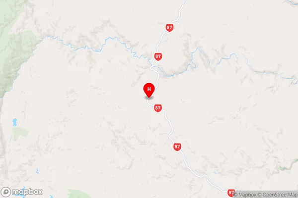 Clarks Junction,Otago Region Map