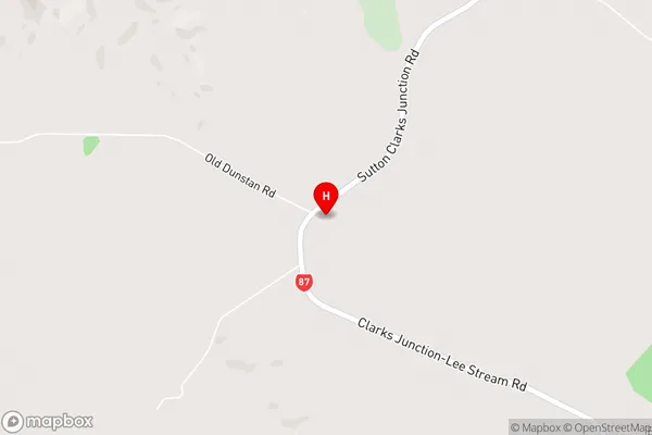 Clarks Junction,Otago Area Map