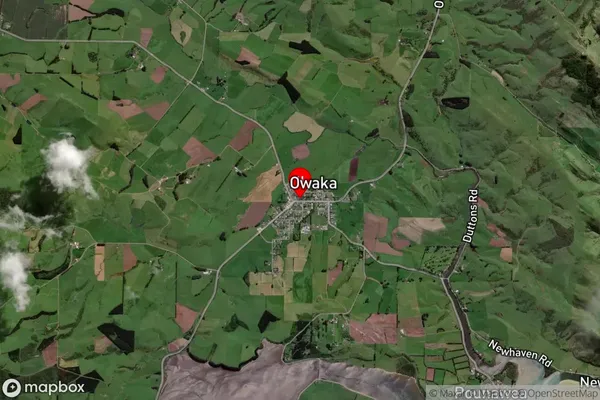 Owaka,Otago Satellite Map