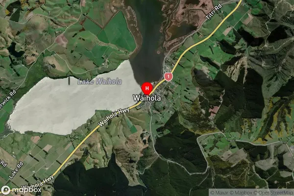 Waihola,Otago Satellite Map