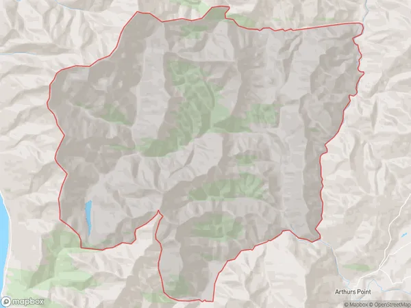 Moonlight, Otago Polygon Area Map