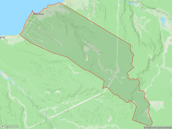 Motutere, Waikato Polygon Area Map