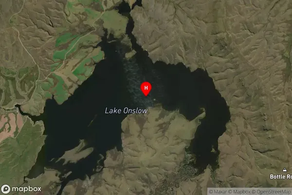 Lake Onslow,Otago Satellite Map