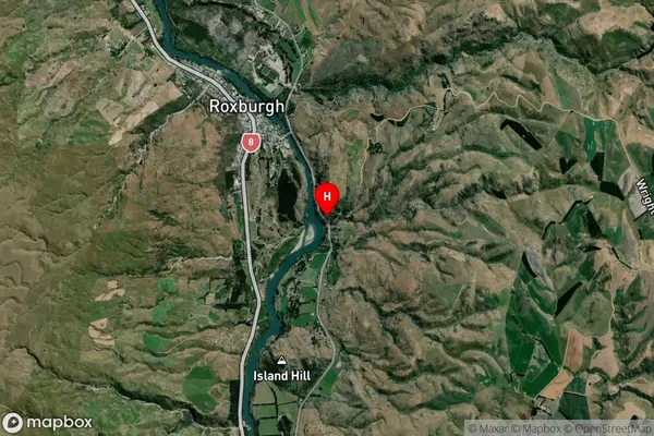 Roxburgh East,Otago Satellite Map