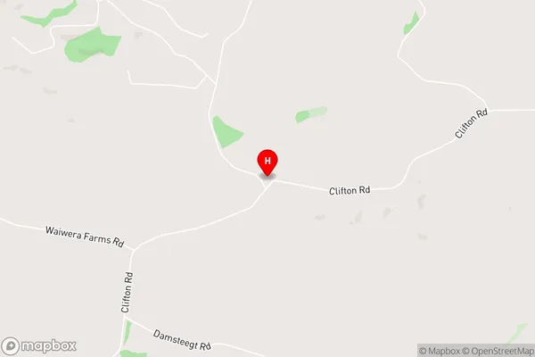 Clifton,Otago Area Map