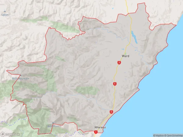 Ward, Marlborough Polygon Area Map