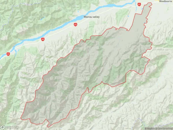 ZipCode 7204 Map for Waihopai Valley