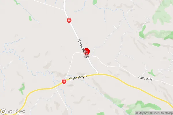 Tapapa,Waikato Area Map