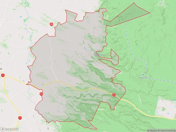 Tapapa, Waikato Polygon Area Map