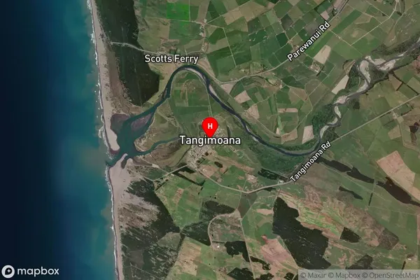 Tangimoana,Manawatu-Wanganui Satellite Map