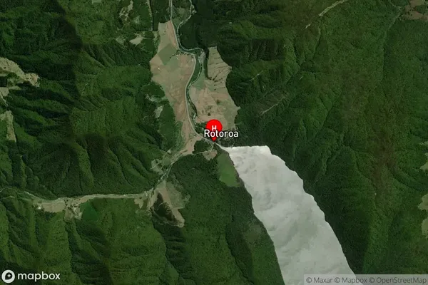 Rotoroa,Tasman Satellite Map