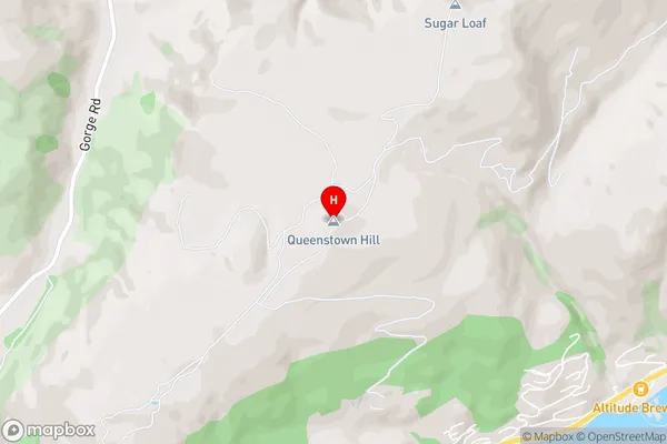 Queenstown Hill,Otago Area Map