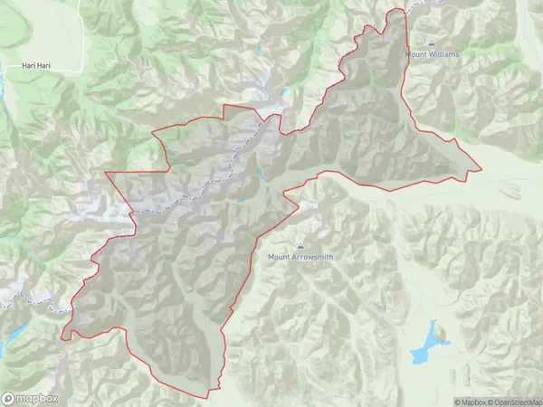 Ramsay, Canterbury Polygon Area Map