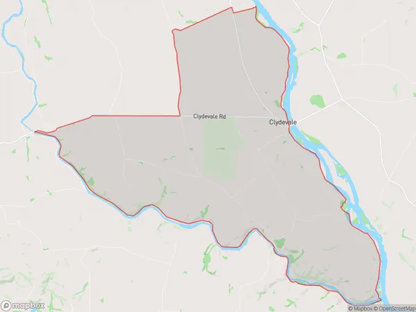 ZipCode 9242 Map for Clydevale