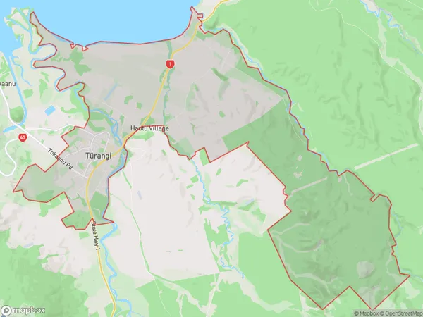 ZipCode 3382 Map for Turangi