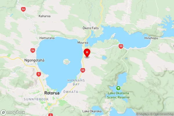 Tikitere,Bay of Plenty Region Map