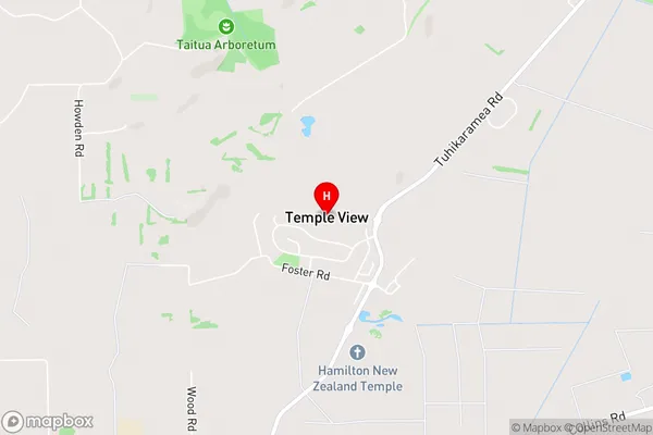 Temple View,Waikato Area Map