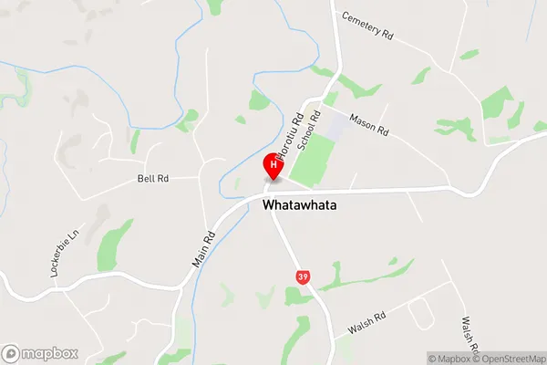 Whatawhata,Waikato Area Map