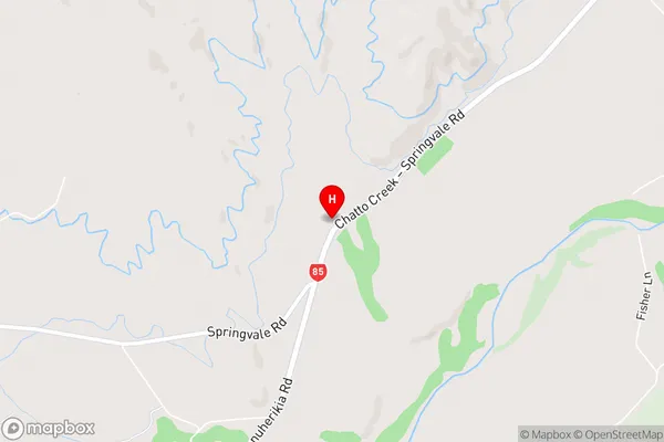 Springvale,Otago Area Map