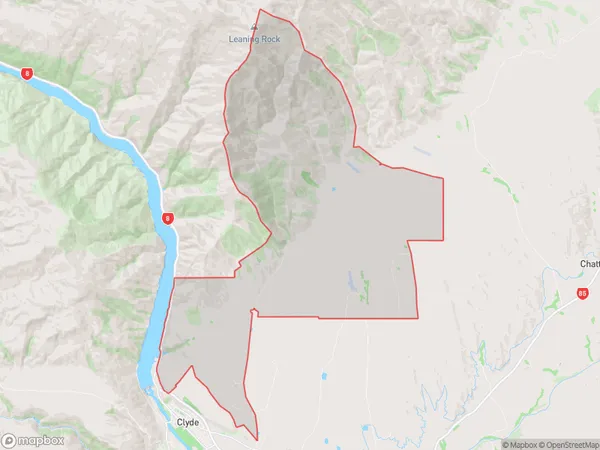 Waikerikeri, Otago Polygon Area Map