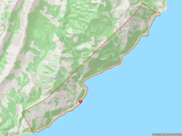 Half Moon Bay, Canterbury Polygon Area Map