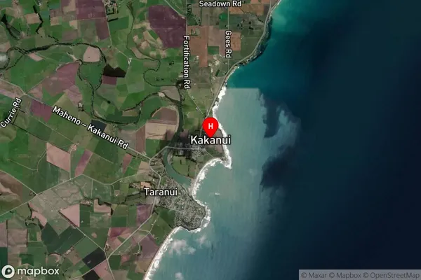 Kakanui,Otago Satellite Map