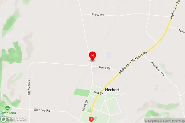 Herbert,Otago Area Map