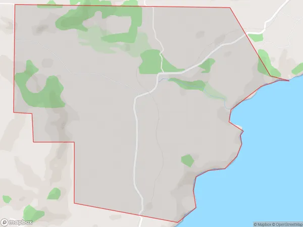 Omimi, Otago Polygon Area Map