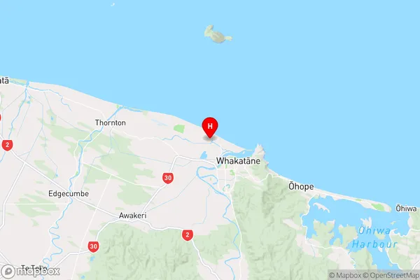 Coastlands,Bay of Plenty Region Map