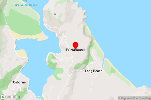 Purakaunui,Otago Area Map