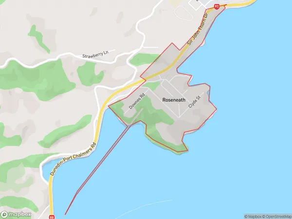 Roseneath, Otago Polygon Area Map