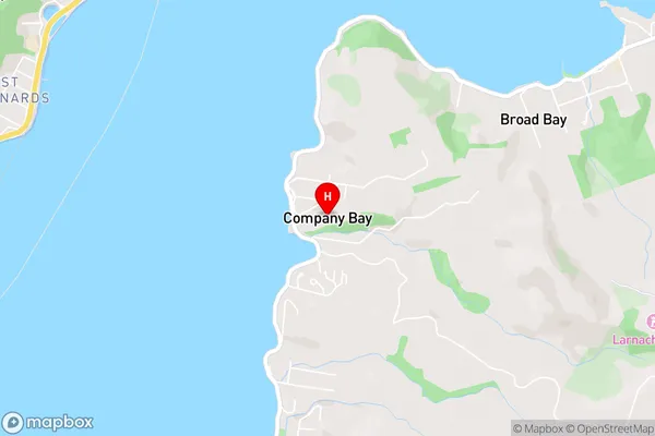 Company Bay,Otago Area Map