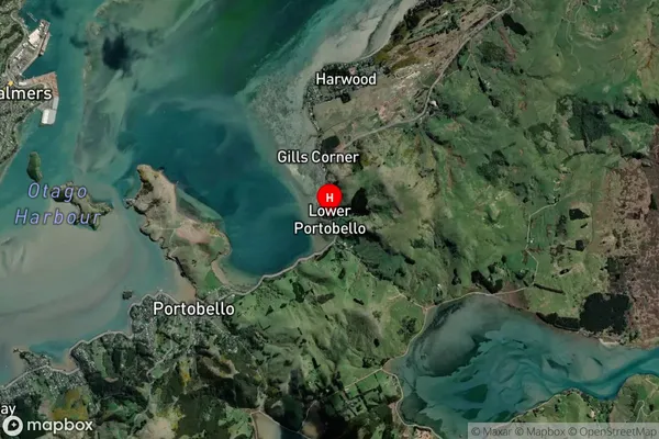 Lower Portobello,Otago Satellite Map