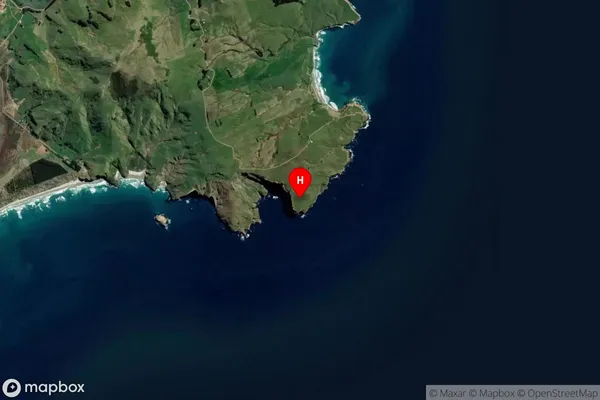 Cape Saunders,Otago Satellite Map