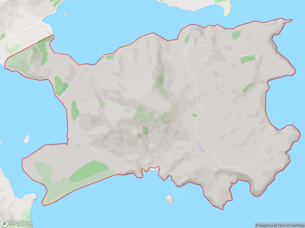 Cape Saunders, Otago Polygon Area Map