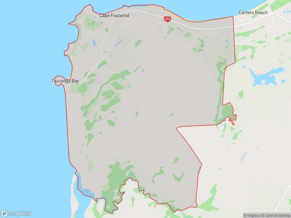 ZipCode 7825 Map for Cape Foulwind