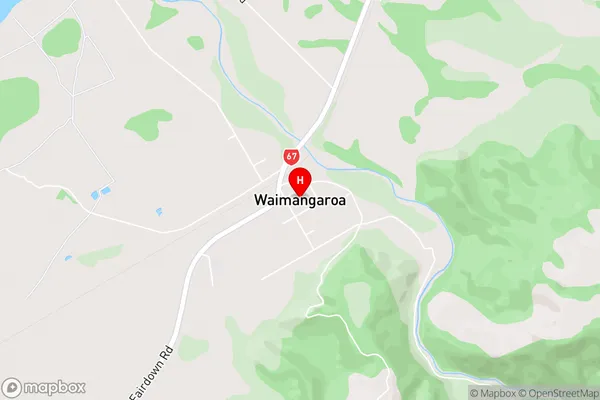 Waimangaroa,West Coast Area Map