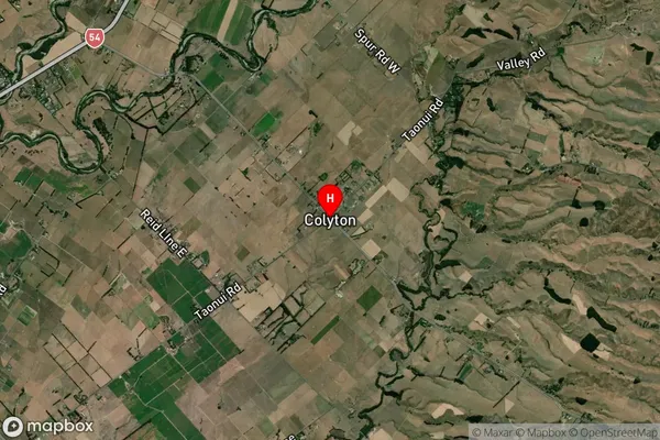 Colyton,Manawatu-Wanganui Satellite Map