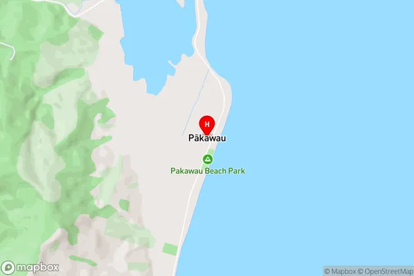 Pakawau,Tasman Area Map