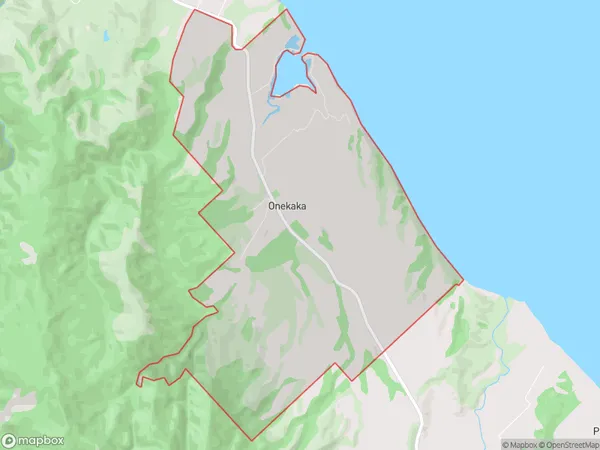 Onekaka, Tasman Polygon Area Map