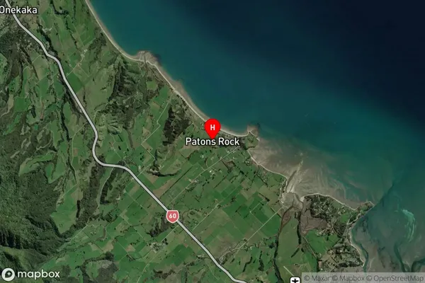 Patons Rock,Tasman Satellite Map