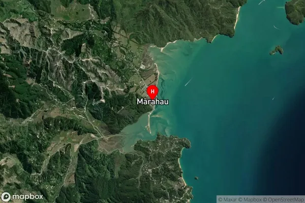 Marahau,Tasman Satellite Map