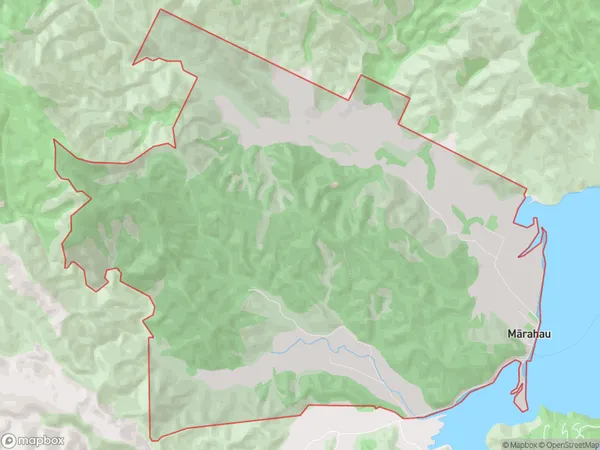 Marahau, Tasman Polygon Area Map