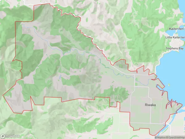 Riwaka, Tasman Polygon Area Map