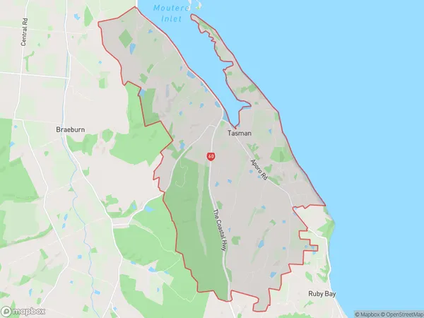 Tasman, Tasman Polygon Area Map