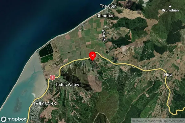 Wakapuaka,Nelson Satellite Map