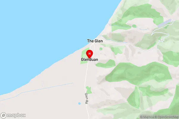 Glenduan,Nelson Area Map