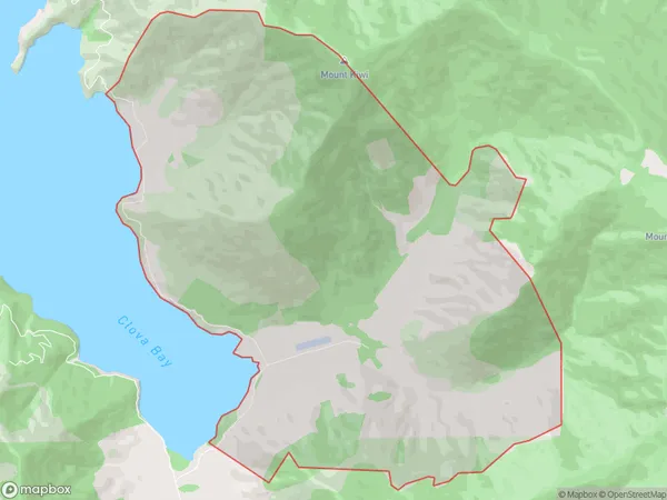 Totaranui,  Polygon Area Map