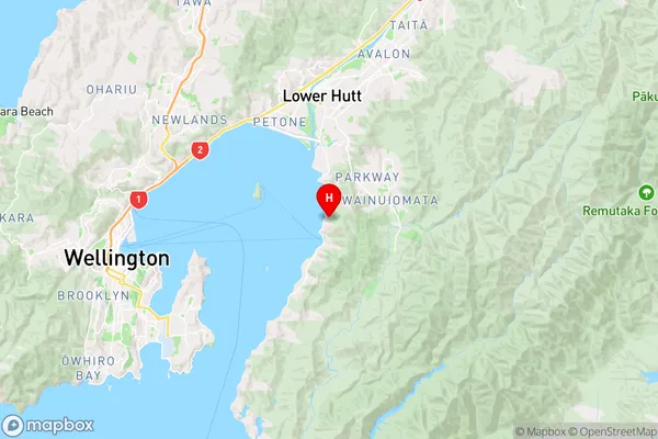 Mahina Bay,Wellington Region Map