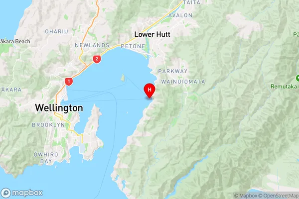 Days Bay,Wellington Region Map